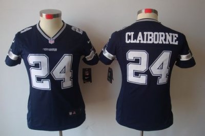 Jerseys Factory Cheap Nike Cowboys #24 Morris Claiborne Navy Blu