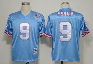Jerseys Factory Cheap Mitchell And Ness Oilers #9 Steve McNair B