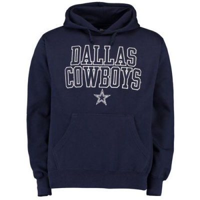 Jerseys Factory Cheap Dallas Cowboys Bendire Pullover Hoodie Nav