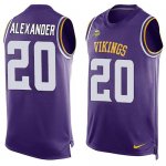 Jerseys Factory Cheap Nike Vikings #20 Mackensie Alexander Purpl