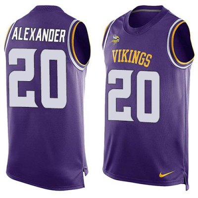 Jerseys Factory Cheap Nike Vikings #20 Mackensie Alexander Purpl