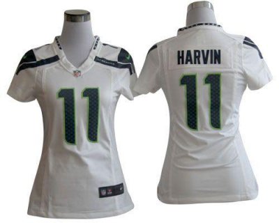 Jerseys Factory Cheap Nike Seahawks #11 Percy Harvin White Women