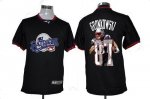Jerseys Factory Cheap Nike Patriots #87 Rob Gronkowski Black Men