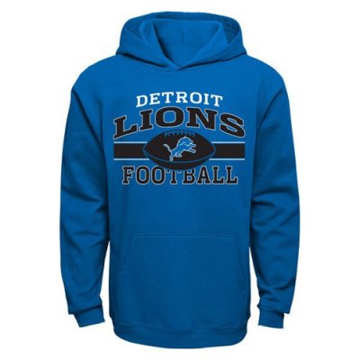 Jerseys Factory Cheap Detroit Lions Long Pass Pullover Hoodie Li