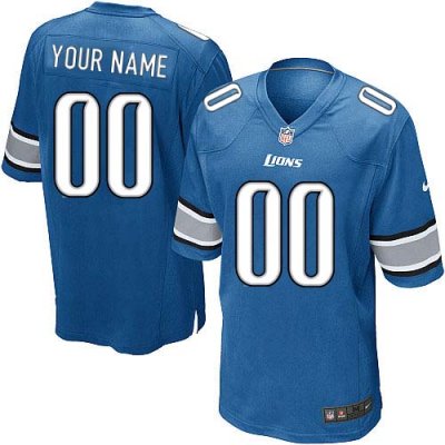 Jerseys Factory Cheap Nike Detroit Lions Customized Light Blue E