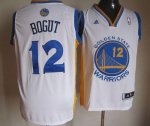 Jerseys Factory Cheap Warriors #12 Andrew Bogut White Embroidere