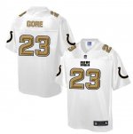 Jerseys Factory Cheap Nike Colts #23 Frank Gore White Men's NFL