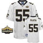 Jerseys Factory Cheap Saints #55 Scott Fujita White Super Bowl X