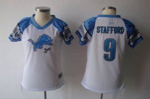 Jerseys Factory Cheap Lions #9 Matthew Stafford White 2011 Women