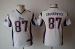 Jerseys Factory Cheap Nike Patriots #87 Rob Gronkowski White You