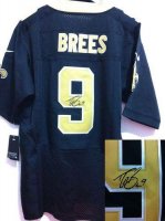 Jerseys Factory Cheap Nike Saints #9 Drew Brees Black Team Color