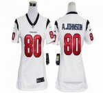 Jerseys Factory Cheap Nike Texans #80 Andre Johnson White Women'