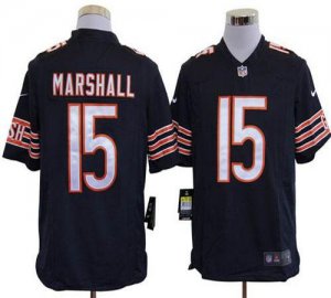 Jerseys Factory Cheap Nike Bears #15 Brandon Marshall Navy Blue