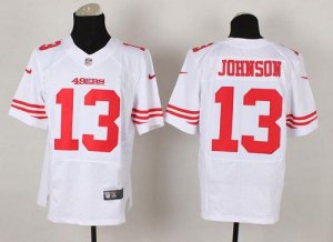 Jerseys Factory Cheap Nike 49ers #13 Steve Johnson White Men's S