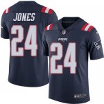 Jerseys Factory Cheap Nike Patriots #24 Cyrus Jones Navy Blue Me