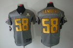 Jerseys Factory Cheap Nike Steelers #58 Jack Lambert Grey Shadow