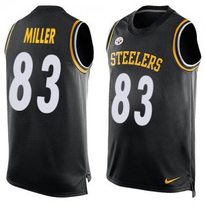 Jerseys Factory Cheap Nike Steelers #83 Heath Miller Black Team