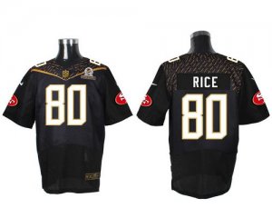 Jerseys Factory Cheap Nike 49ers #80 Jerry Rice Black 2016 Pro B