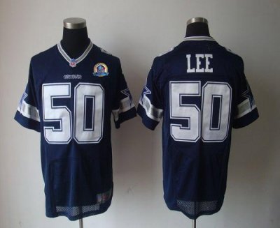 Jerseys Factory Cheap Nike Cowboys #50 Sean Lee Navy Blue Team C
