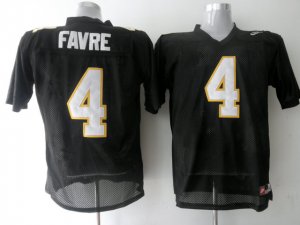 Jerseys Factory Cheap Golden Eagles #4 Brett Favre Black Embroid