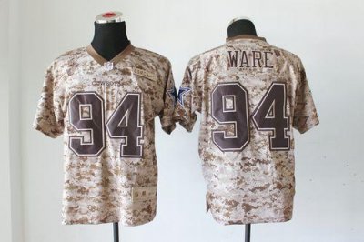 Jerseys Factory Cheap Nike Cowboys #94 DeMarcus Ware Camo USMC M