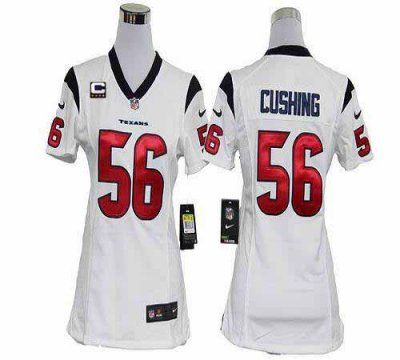 Jerseys Factory Cheap Nike Texans #56 Brian Cushing White With C