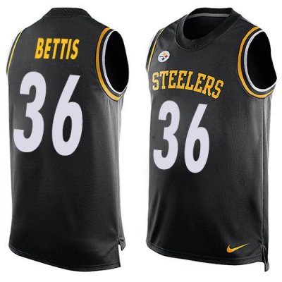 Jerseys Factory Cheap Nike Steelers #36 Jerome Bettis Black Team