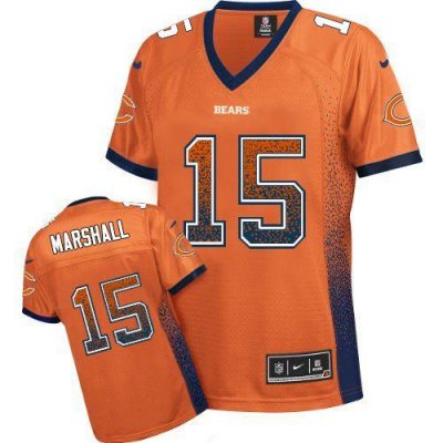 Jerseys Factory Cheap Nike Bears #15 Brandon Marshall Orange Alt