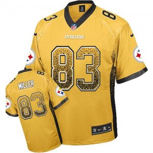 Jerseys Factory Cheap Nike Steelers #83 Heath Miller Gold Men's