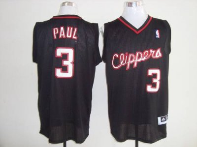 Jerseys Factory Cheap Clippers #3 Chris Paul Black Revolution 30