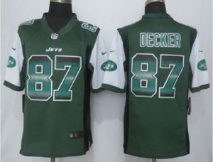 Jerseys Factory Cheap Nike Jets #87 Eric Decker Green Team Color