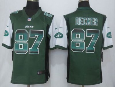 Jerseys Factory Cheap Nike Jets #87 Eric Decker Green Team Color