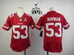 Jerseys Factory Cheap Nike 49ers #53 NaVorro Bowman Red Team Col