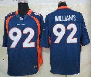 Jerseys Factory Cheap Nike Broncos #92 Sylvester Williams Navy B