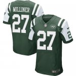 Jerseys Factory Cheap Nike Jets #27 Dee Milliner Green Team Colo