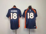 Jerseys Factory Cheap Nike Broncos #18 Peyton Manning Blue Alter