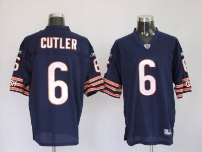 Jerseys Factory Cheap Bears #6 Jay Cutler Blue Stitched NFL Jers