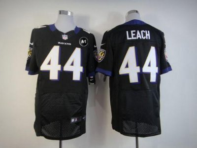 Jerseys Factory Cheap Nike Ravens #44 Vonta Leach Black Alternat