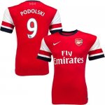 Jerseys Factory Cheap Women's Arsenal #9 Lukas Podolski Home Soc
