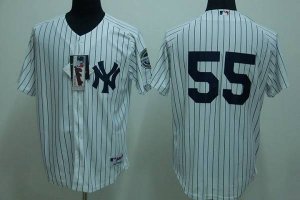 Jerseys Factory Cheap Yankees #55 Hideki Matsui Embroidered Whit