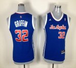 Jerseys Factory Cheap Clippers #32 Blake Griffin Blue Women Fash