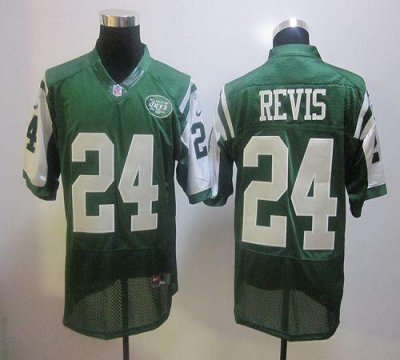 Jerseys Factory Cheap Nike Jets #24 Darrelle Revis Stitched Gree