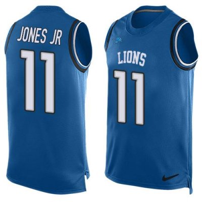 Jerseys Factory Cheap Nike Lions #11 Marvin Jones Jr Blue Team C