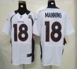 Jerseys Factory Cheap Nike Broncos #18 Peyton Manning White With