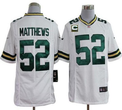 Jerseys Factory Cheap Nike Packers #52 Clay Matthews White With