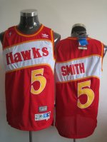 Jerseys Factory Cheap Hawks #5 Josh Smith Red Stitched Throwback