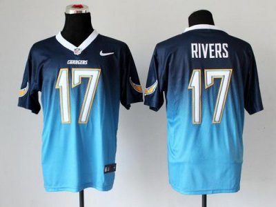 Jerseys Factory Cheap Nike Chargers #17 Philip Rivers Navy Blue/