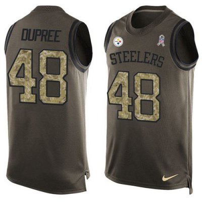 Jerseys Factory Cheap Nike Steelers #48 Bud Dupree Green Men's S
