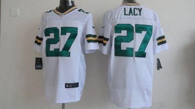 Jerseys Factory Cheap Nike Packers #27 Eddie Lacy White Men's Em