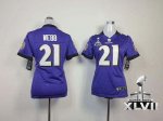 Jerseys Factory Cheap Nike Ravens #21 Lardarius Webb Purple Team